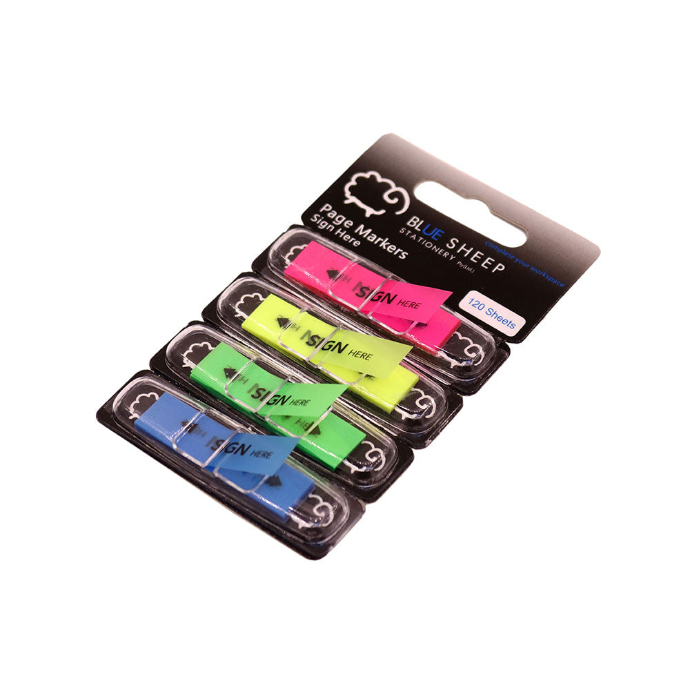 120 x Sign Here Sheets